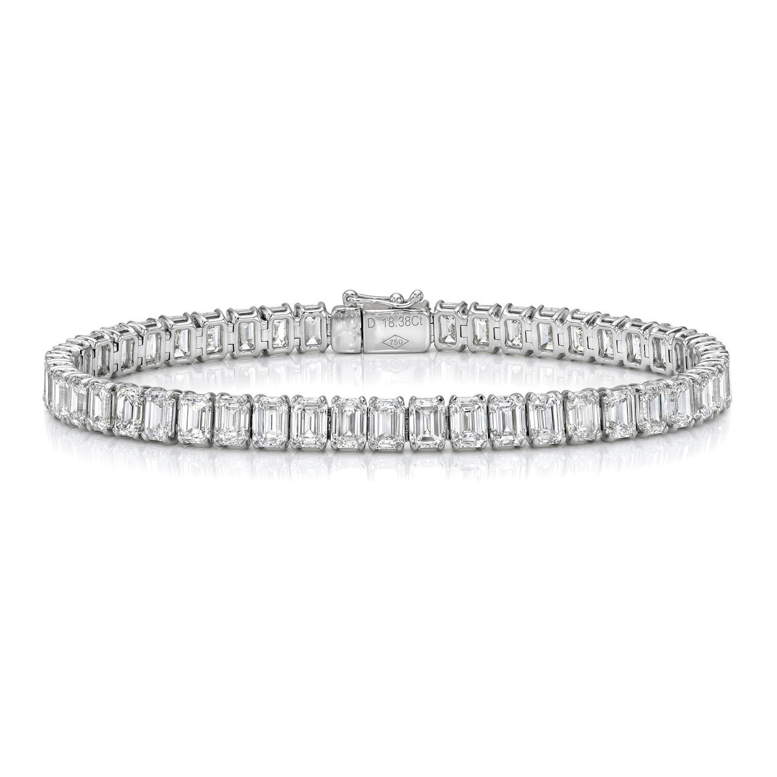 The Emerald Cut Tennis Bracelet