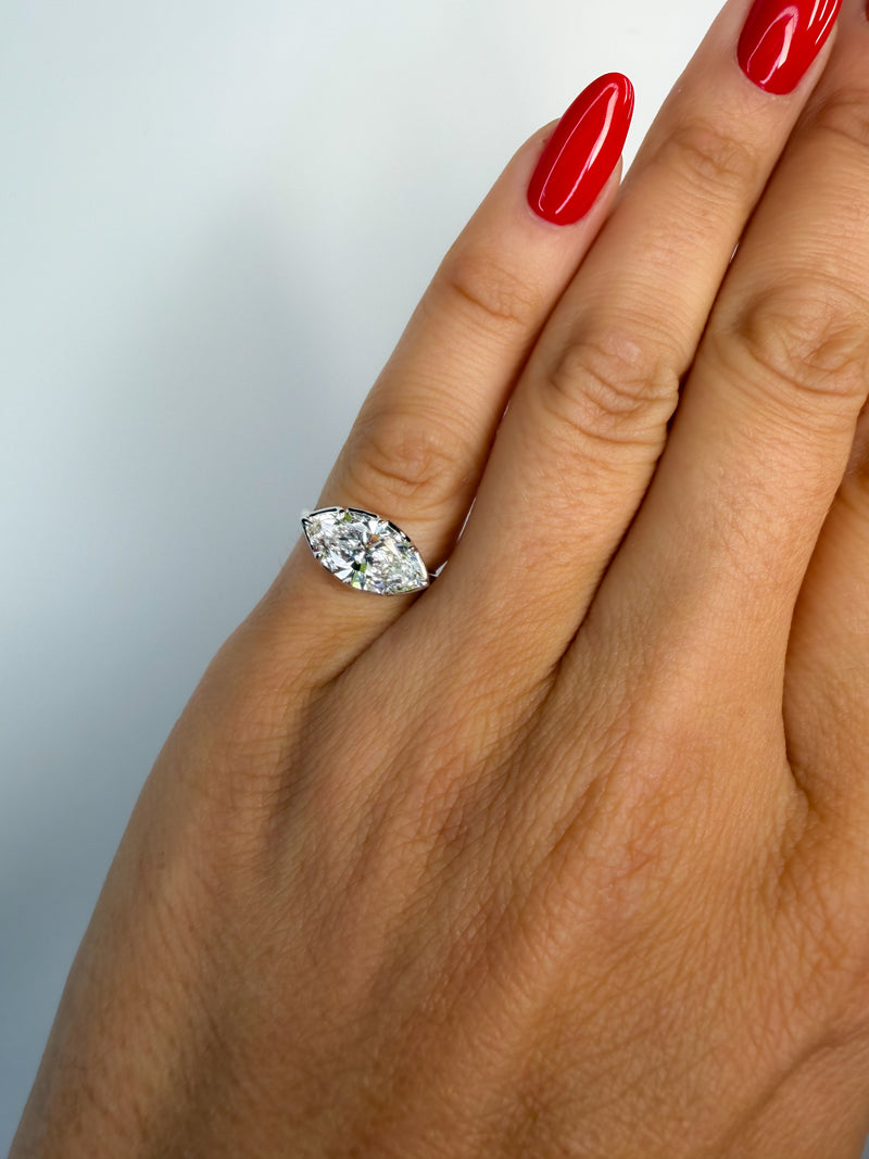 The Ride-or-Die Marquise Pinky Ring