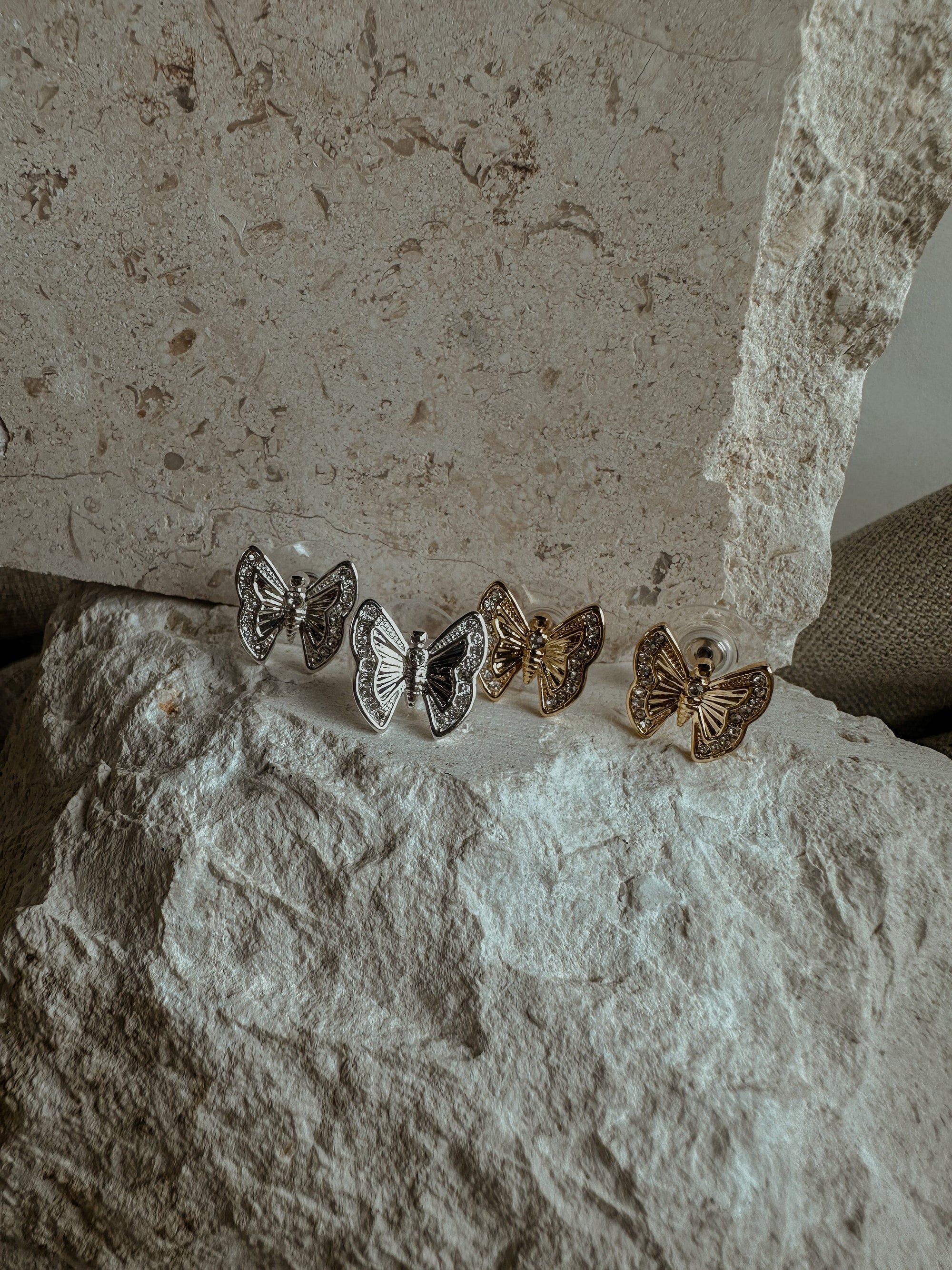 Butterfly Necklace & Earrings Set