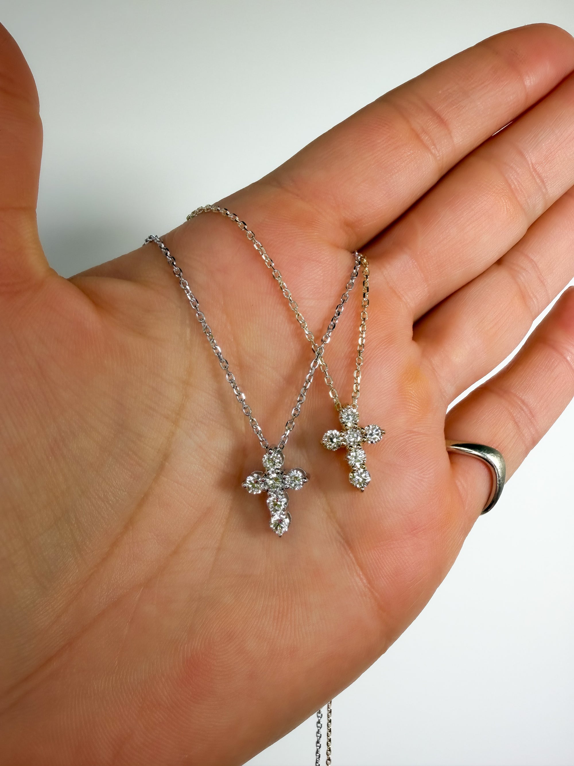 The Petite Grace Diamond Cross