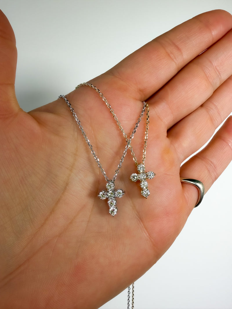 The Petite Grace Diamond Cross