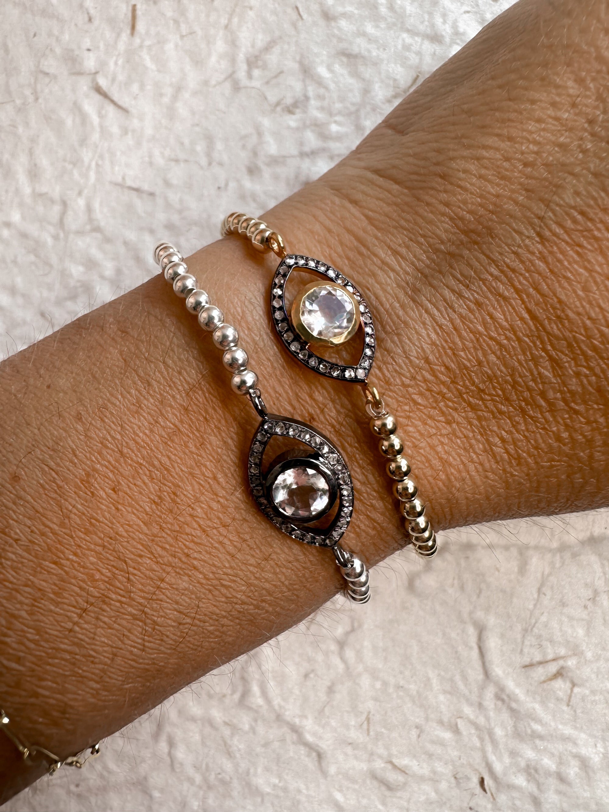 Black Diamond Eye Bracelet