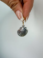 Silver Seashell Earrings