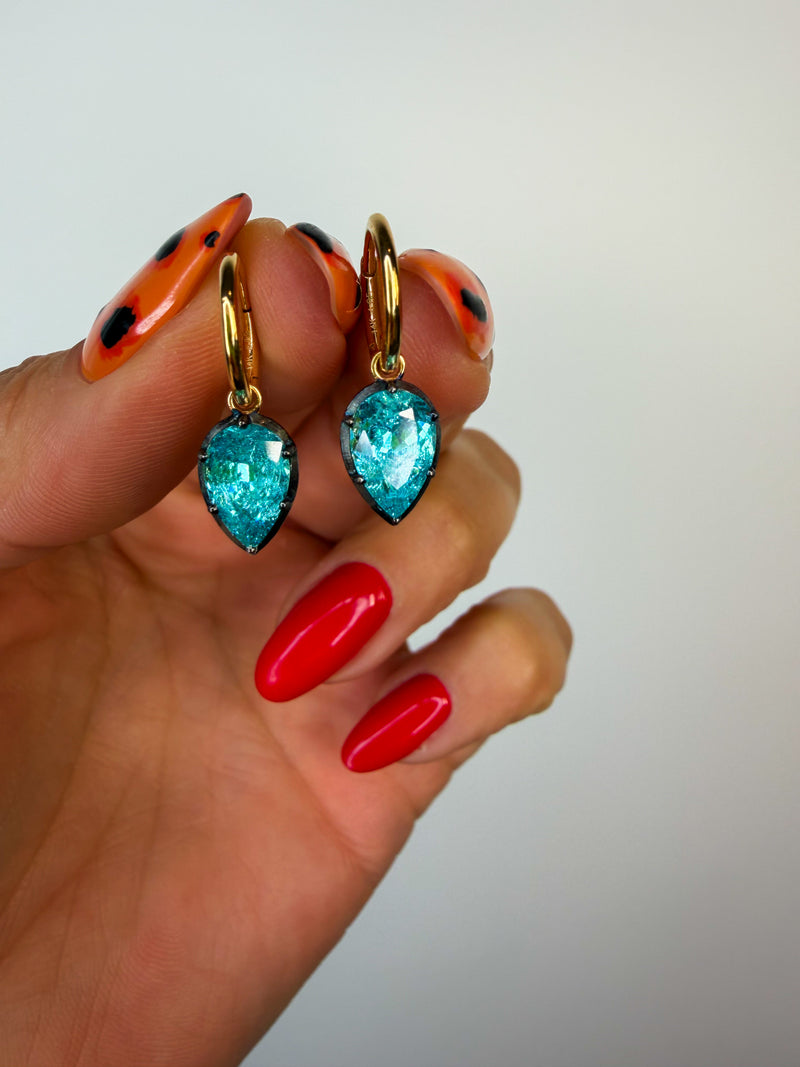 The Seraphine Paraiba Ear Crawlers