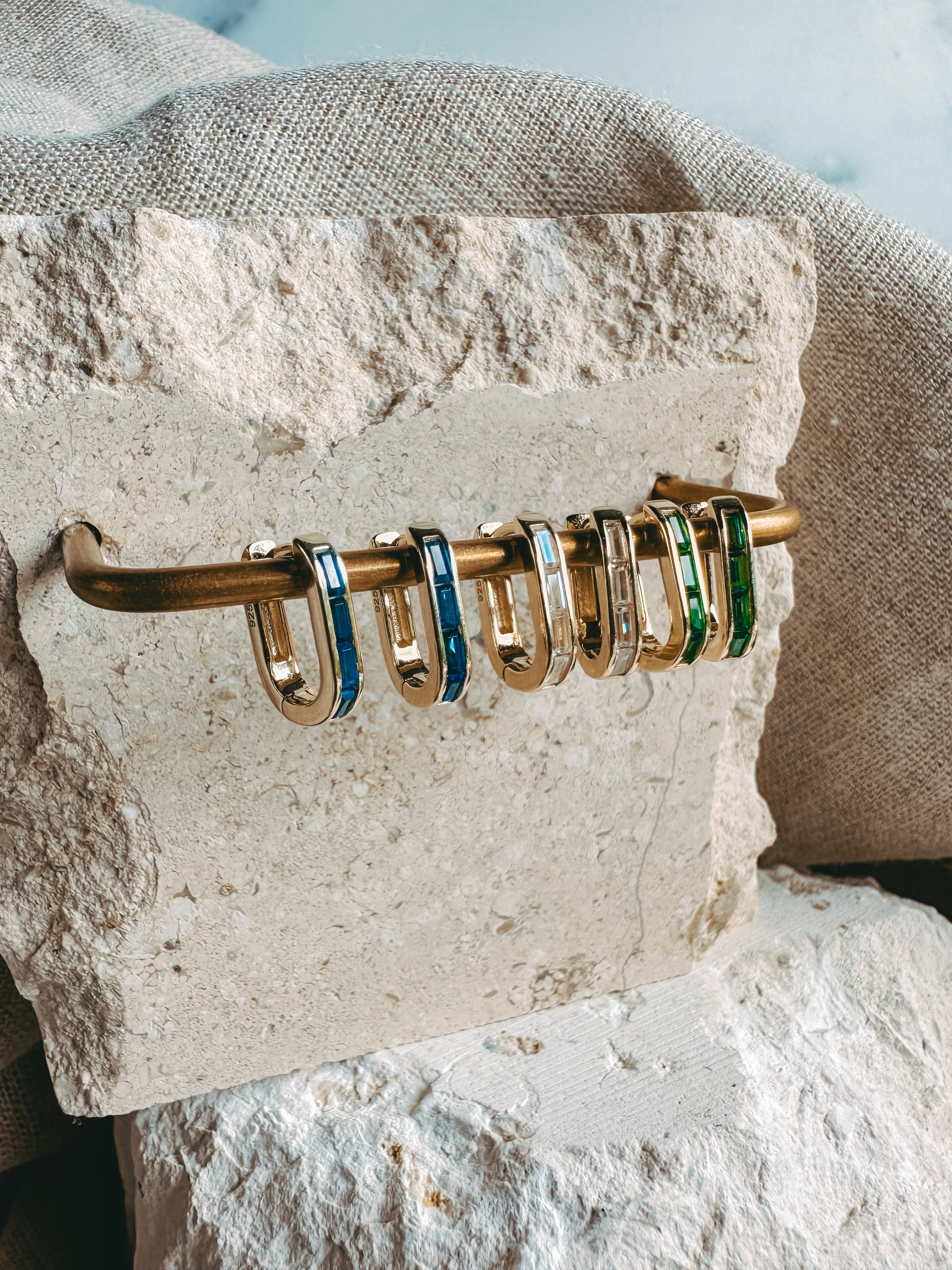 Baguette Hoops ~ Small