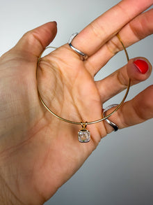 Georgian Asscher Pendant Necklace