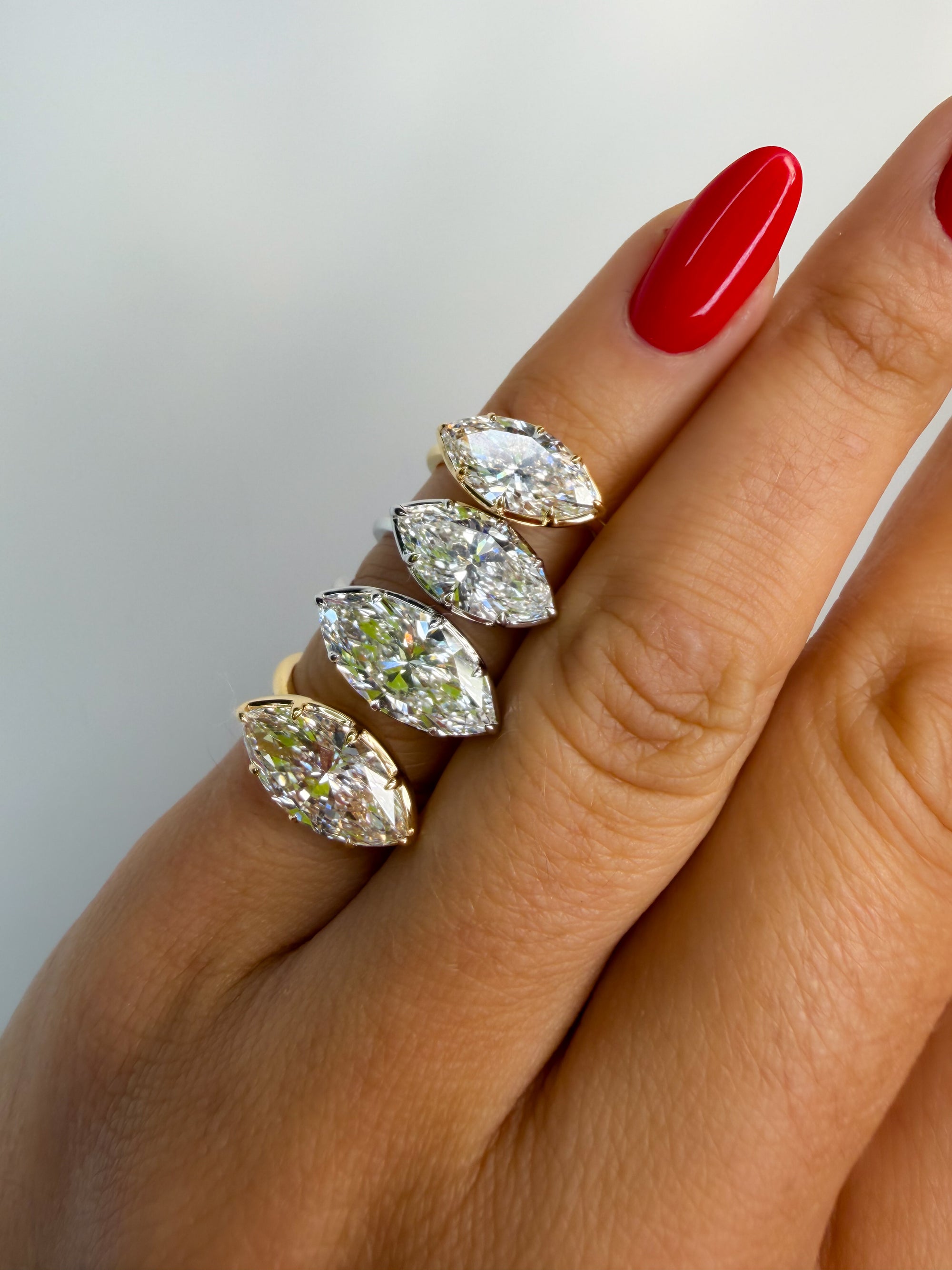 The Ride-or-Die Marquise Pinky Ring