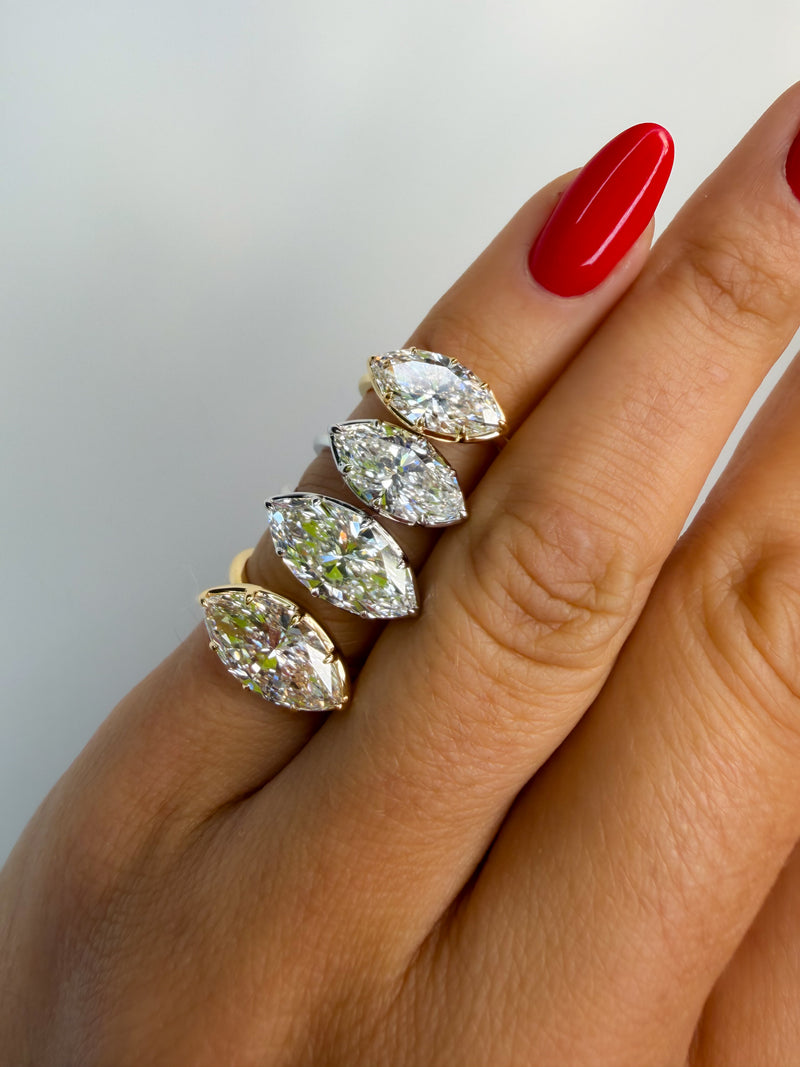 The Ride-or-Die Marquise Pinky Ring