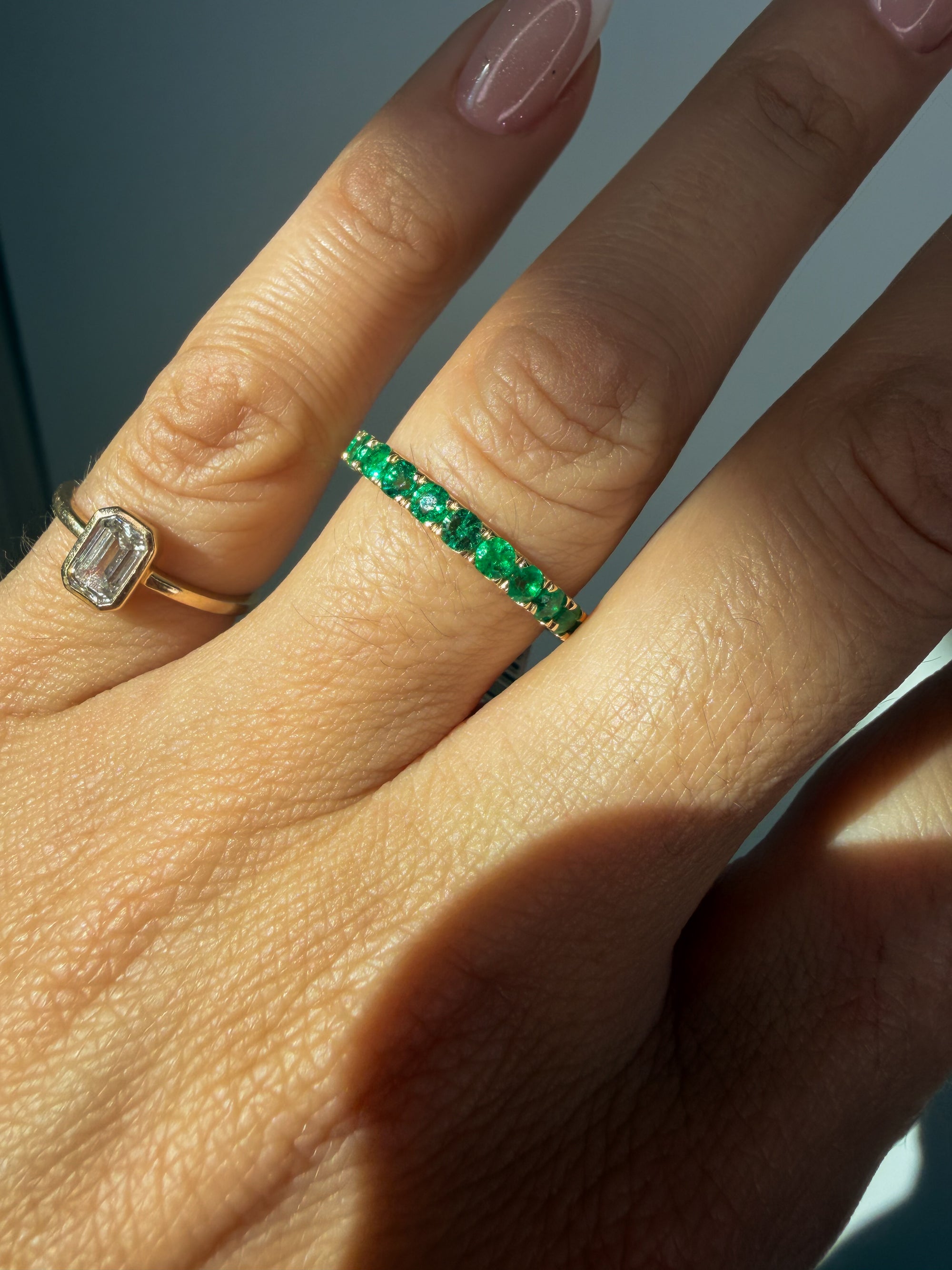 The Zambian Emerald Eternity Ring