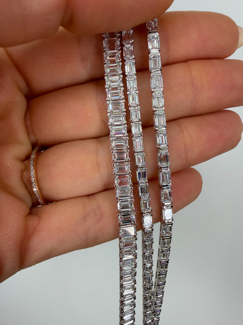 The East-West Emerald Tennis Bracelet