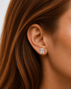 The Ideal Radiant Cut 4ctw Diamond Studs