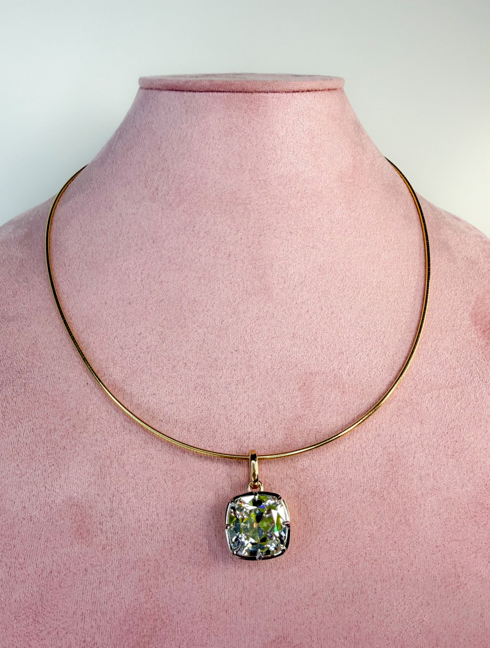 Heirloom Antique Cushion Pendant