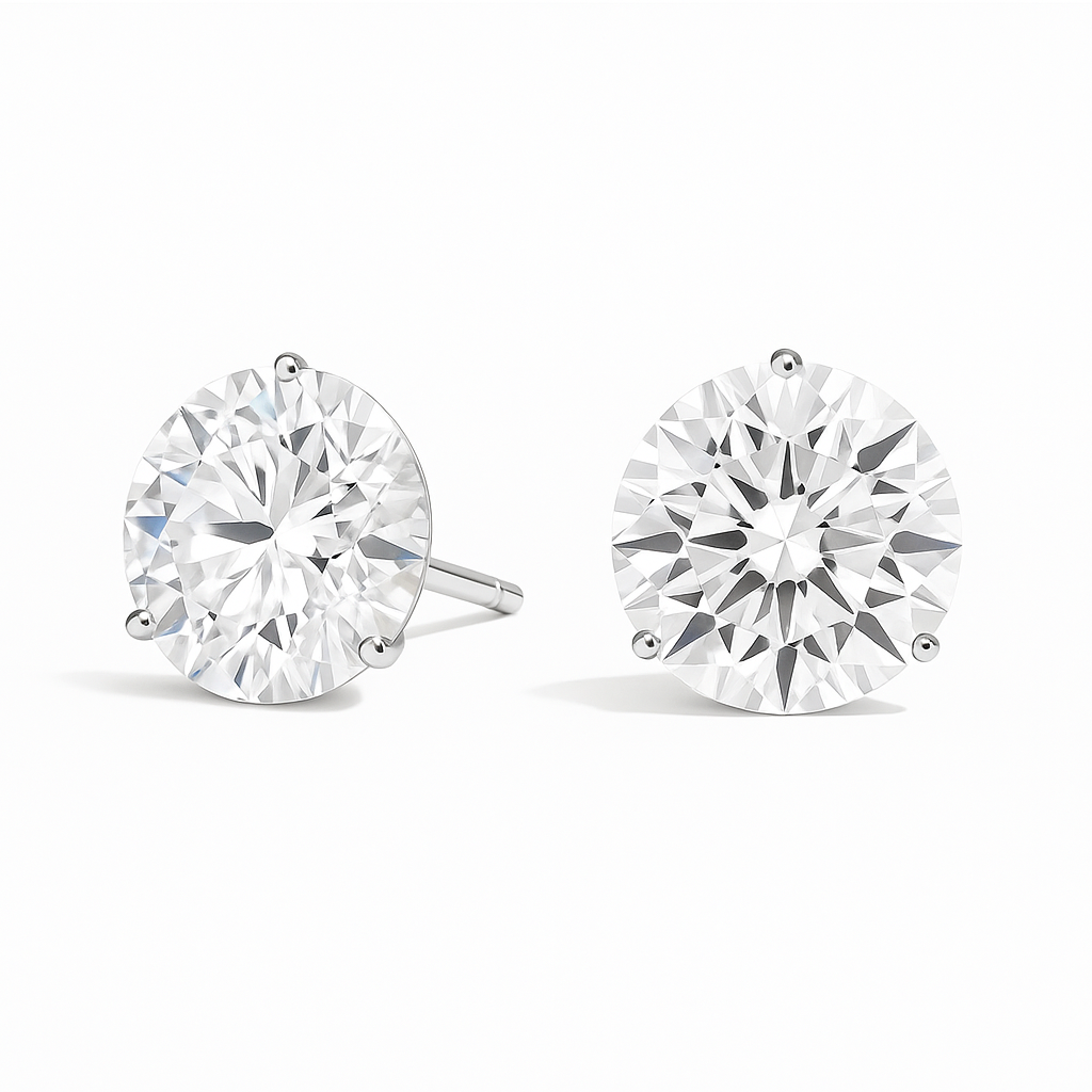 The Show Stoppers - Brilliant Cut 6ctw Diamond Studs