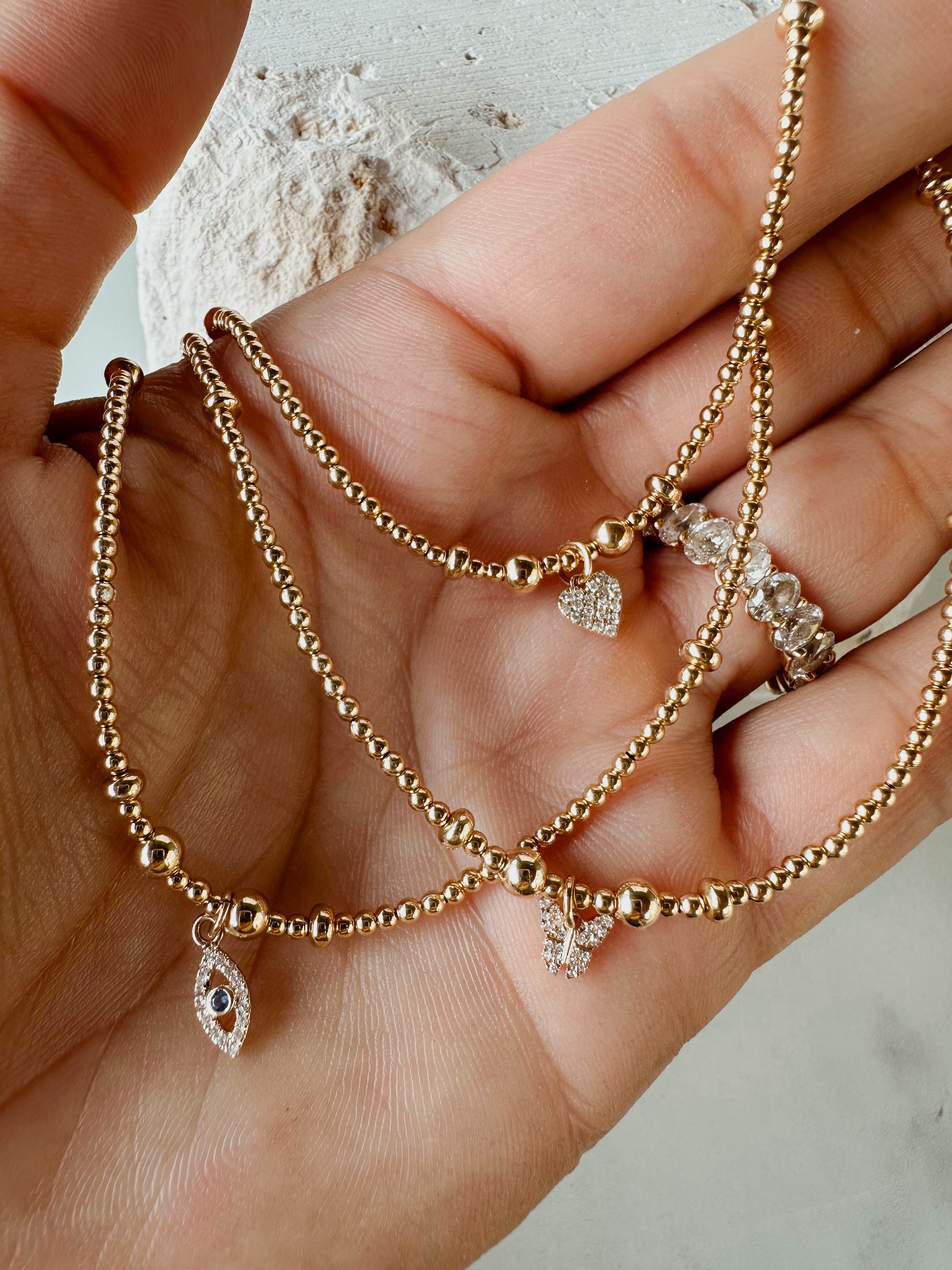 Diamond Mini Butterfly Necklace