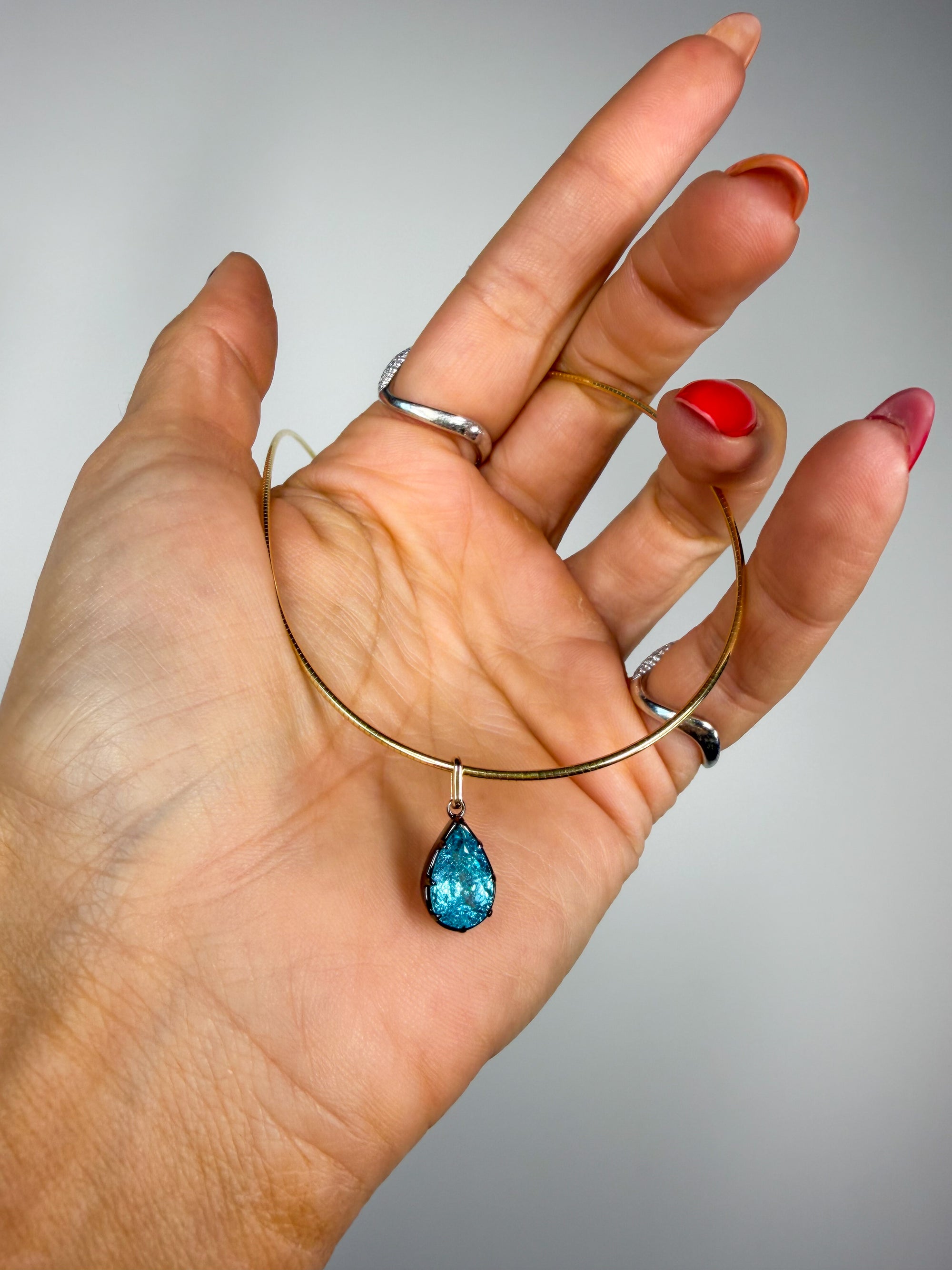 Azure Ice Heirloom Pendant