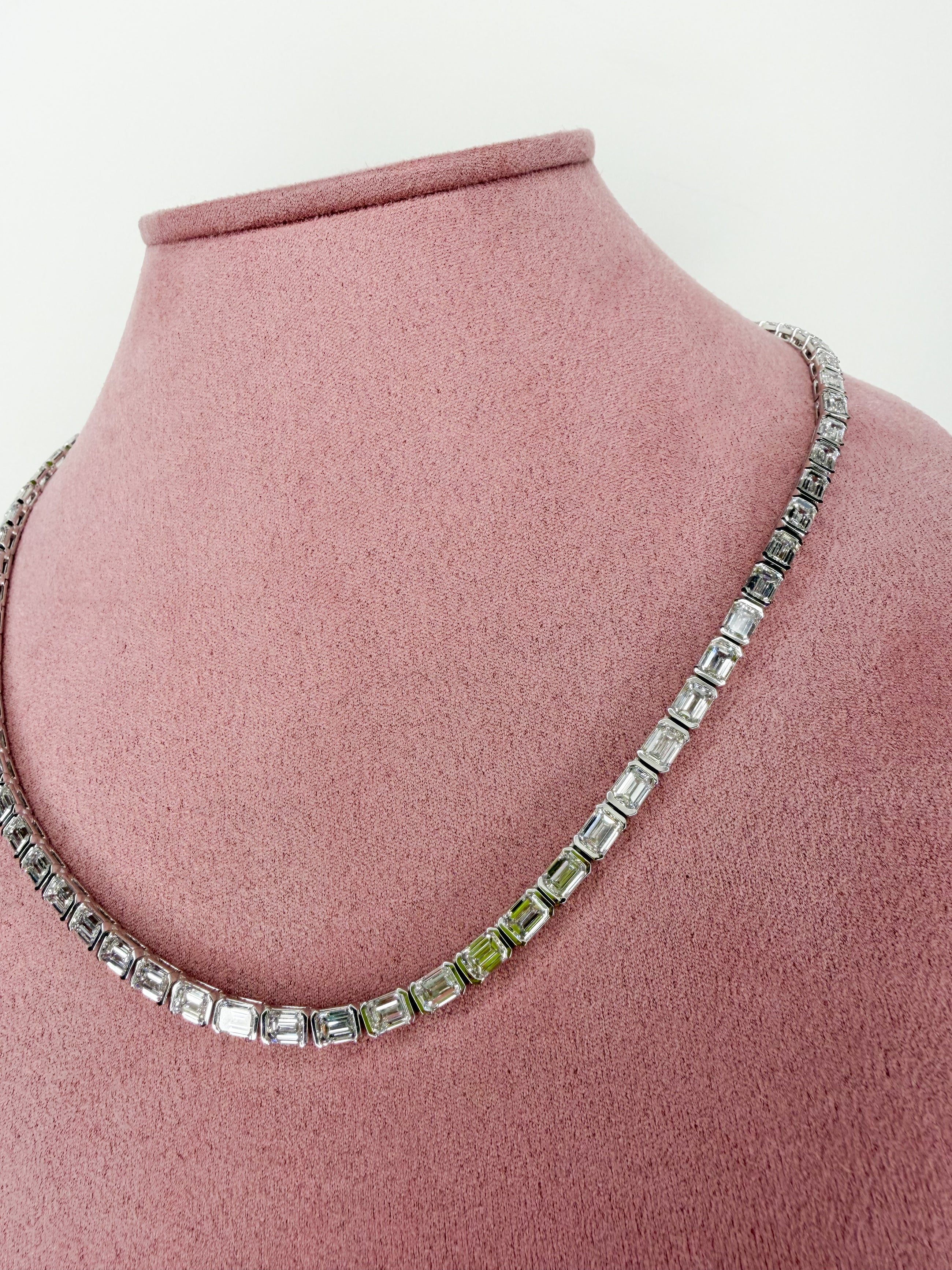 The Emerald Riviera Tennis Necklace