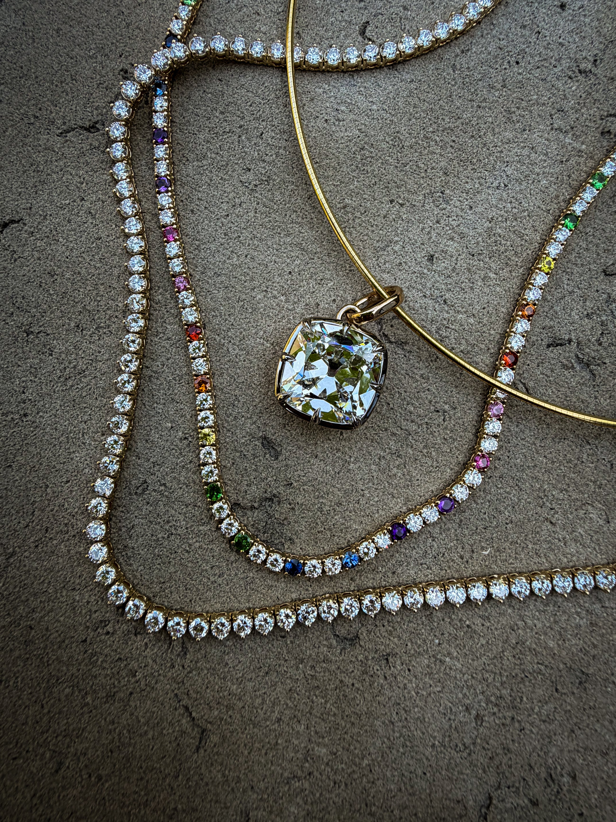 Heirloom Antique Cushion Pendant