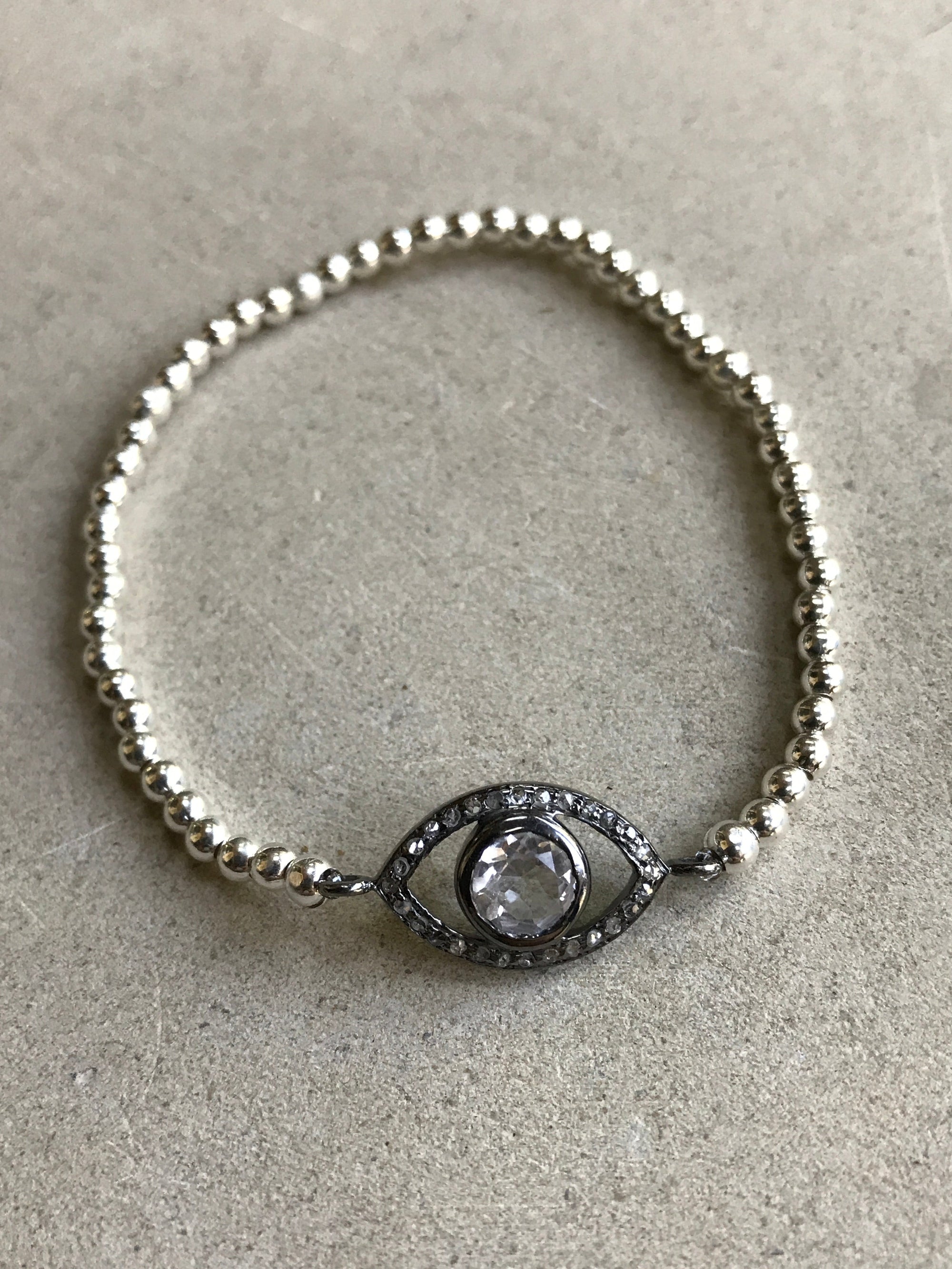 Black Diamond Eye Bracelet