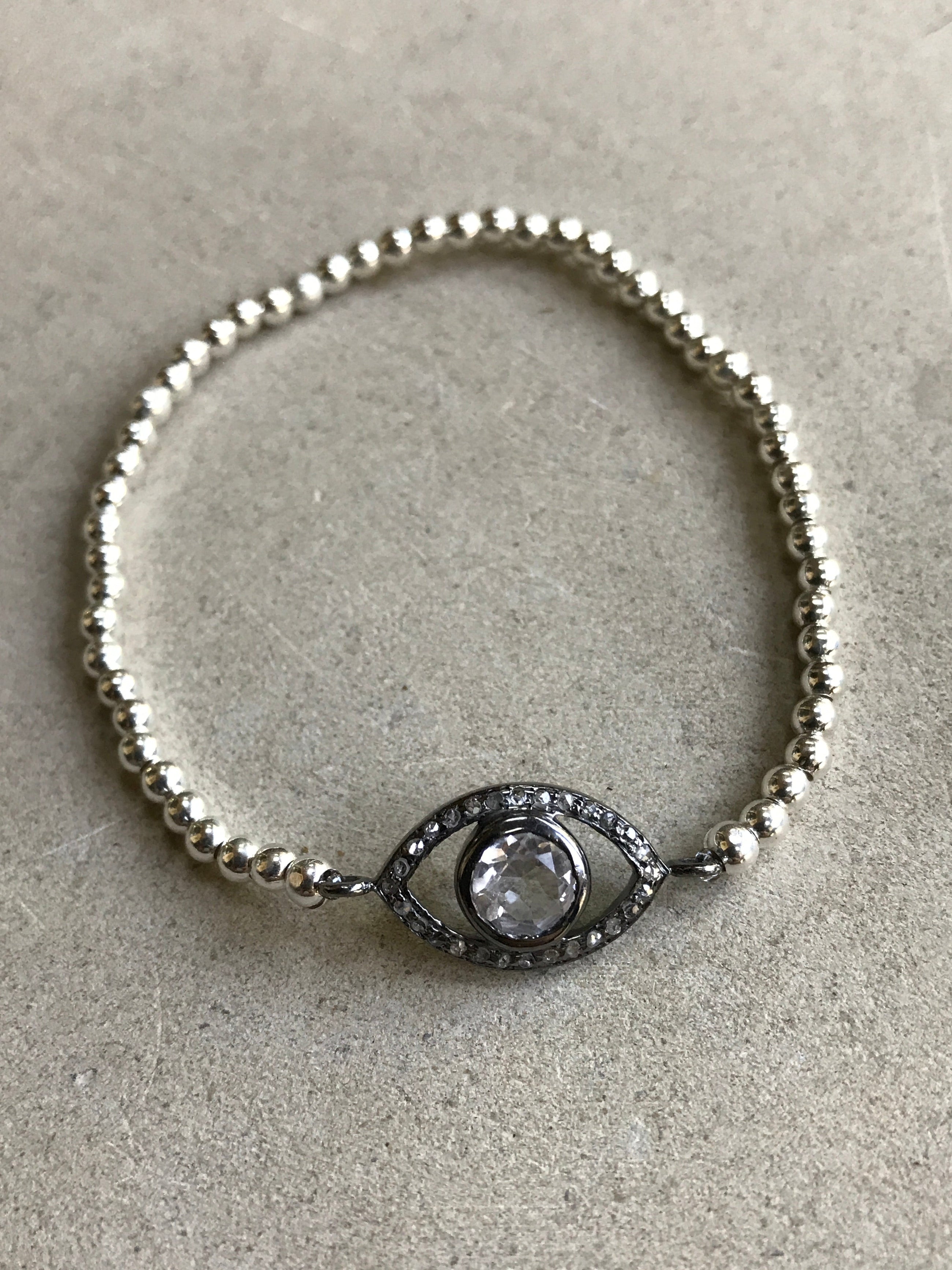 Black Diamond Eye Bracelet