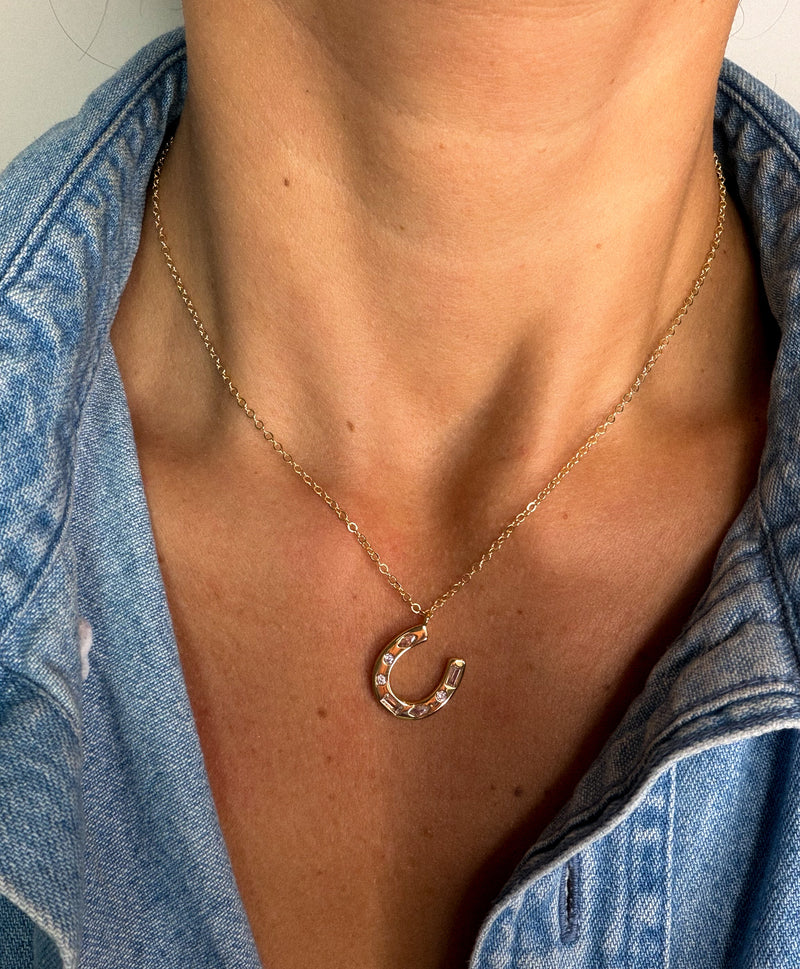 Lucky Horseshoe Necklace