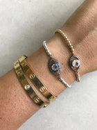 Black Diamond Eye Bracelet