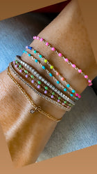 Italian Enamel Chain Bracelets