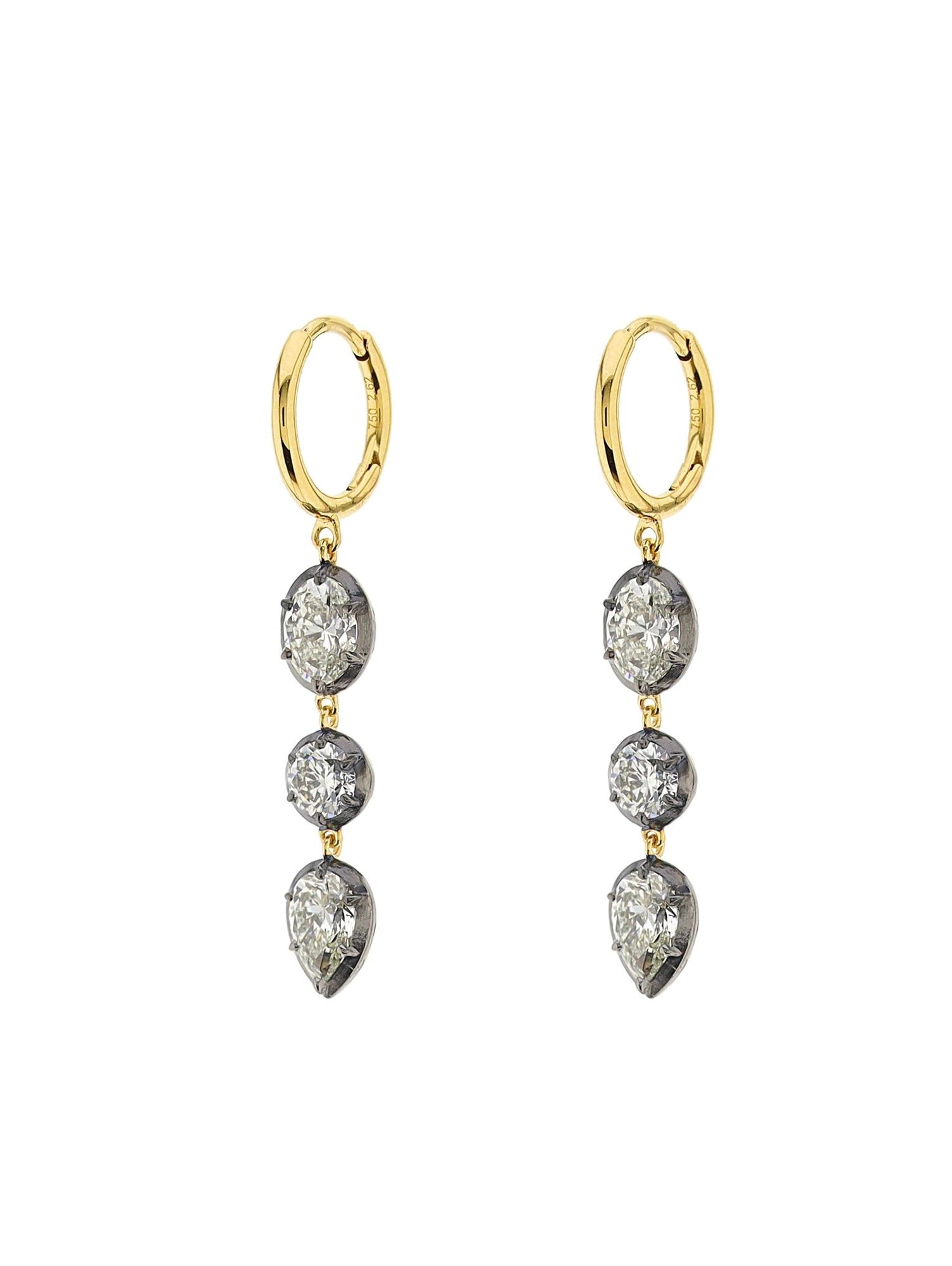 Seraphine Trio Drip Earrings