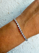 Luna Bezel Tennis Bracelet