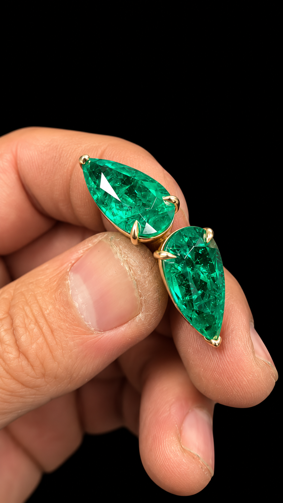 The Emerald Daggers — 21.91 CTW