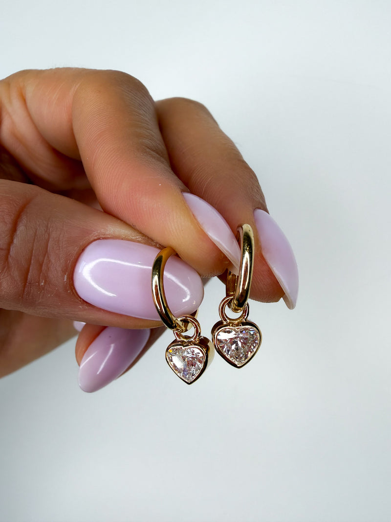 Sweetheart Dangly Huggies