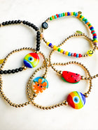 Glass Crabbie Bracelet