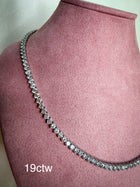 Martini Glow Tennis Necklace