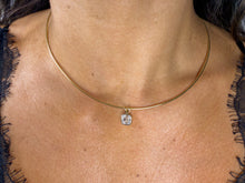 Georgian Asscher Pendant Necklace