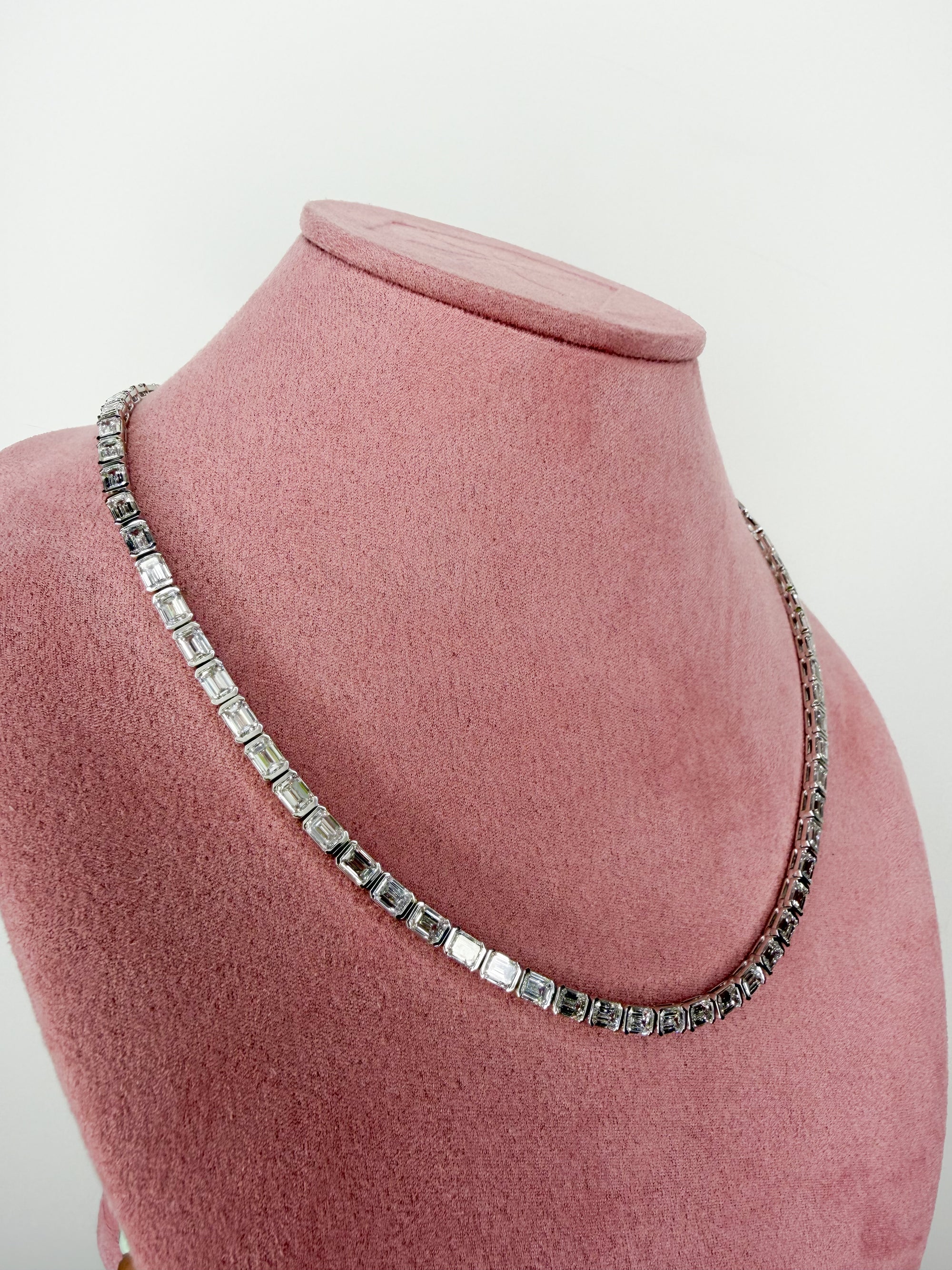 The Emerald Riviera Tennis Necklace