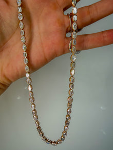 The Trilogy Multi-Shape Diamond Necklace