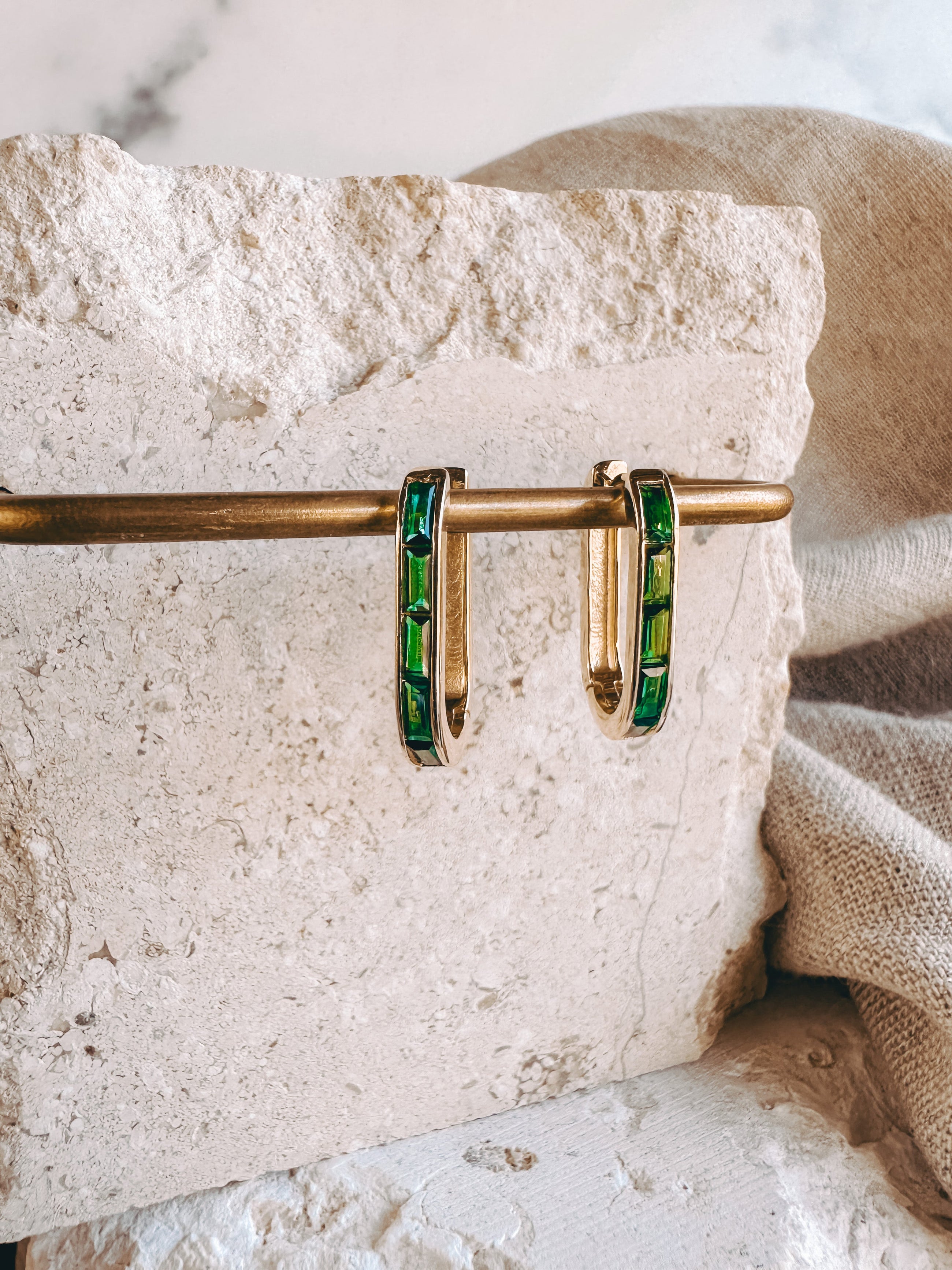 Baguette Hoops ~ Large