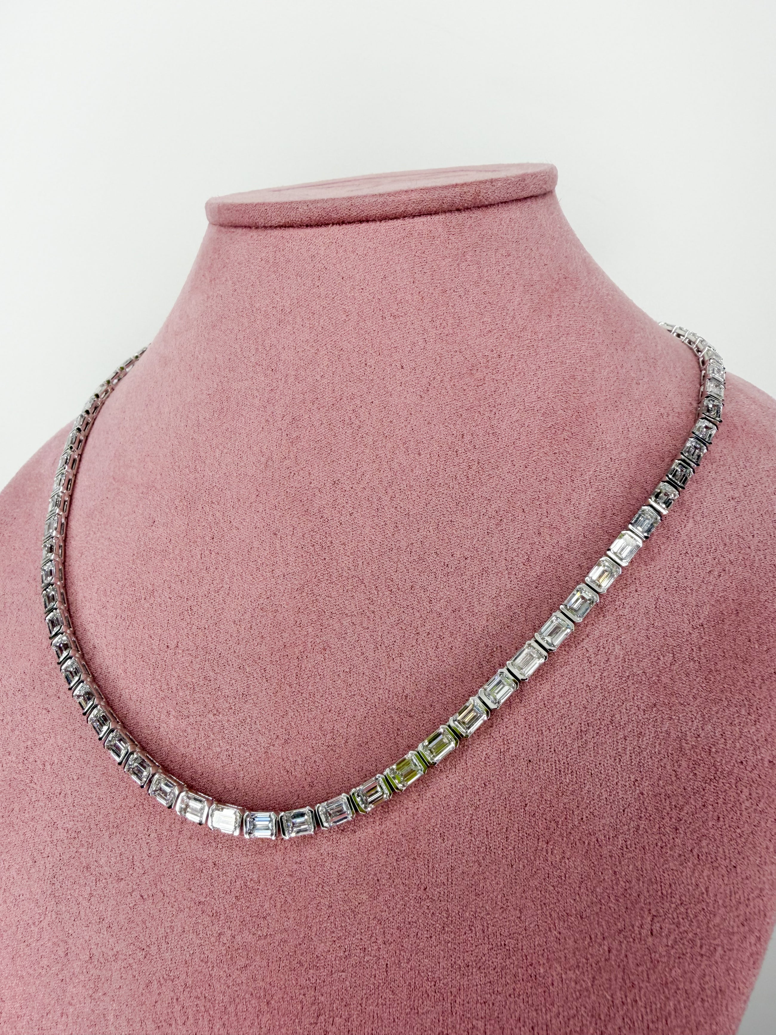 The Emerald Riviera Tennis Necklace