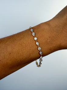 Bezel Multi-Shape Chain Bracelet