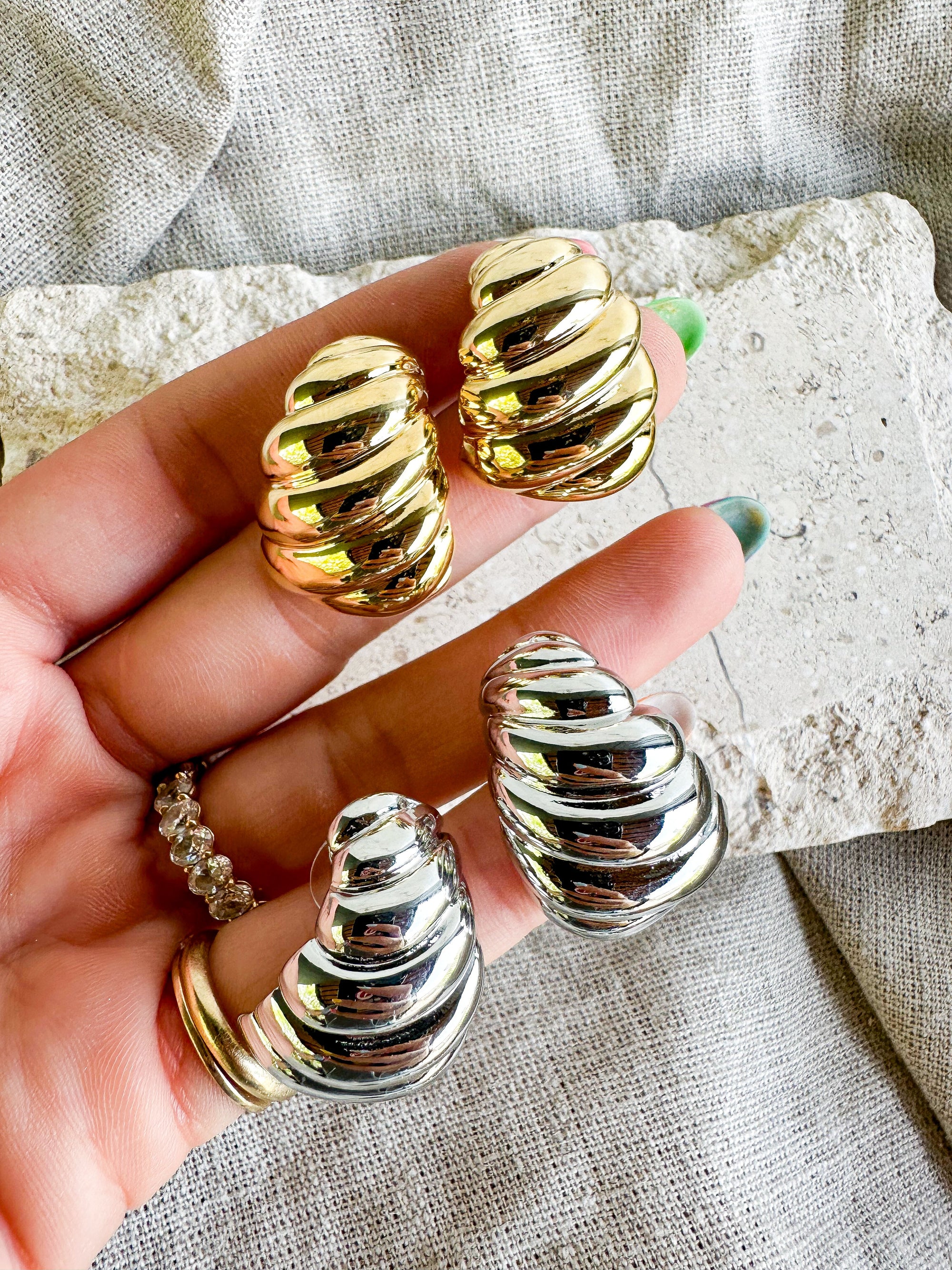 Croissant Earrings