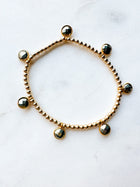 Pyrite Drop Bracelet