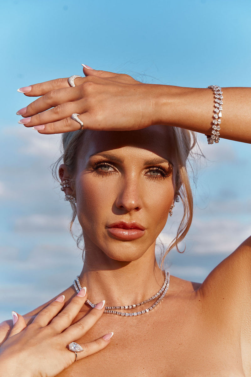 The Station Oval Tennis Bracelet
