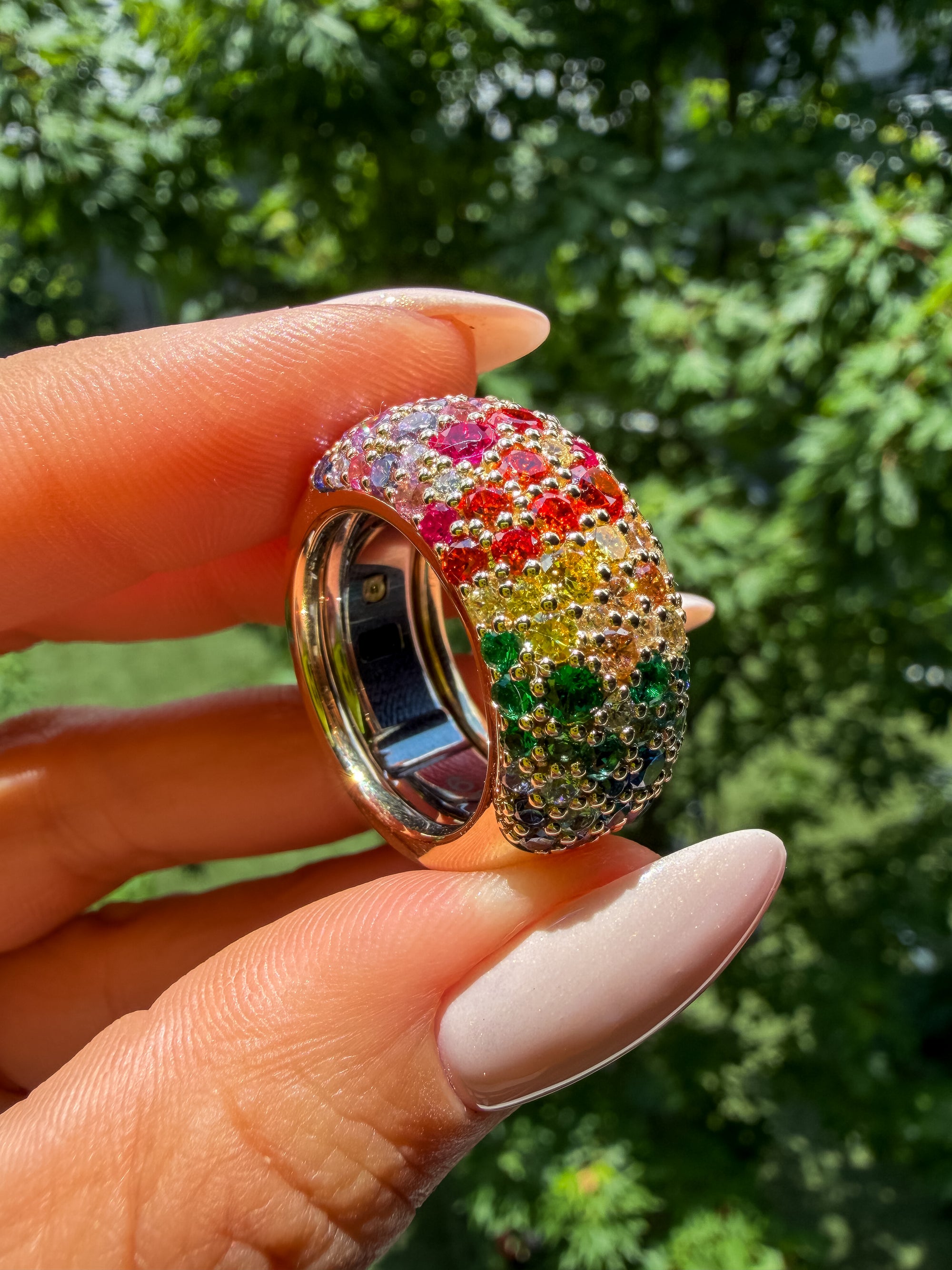 The Ombré Rainbow Ring Jacket