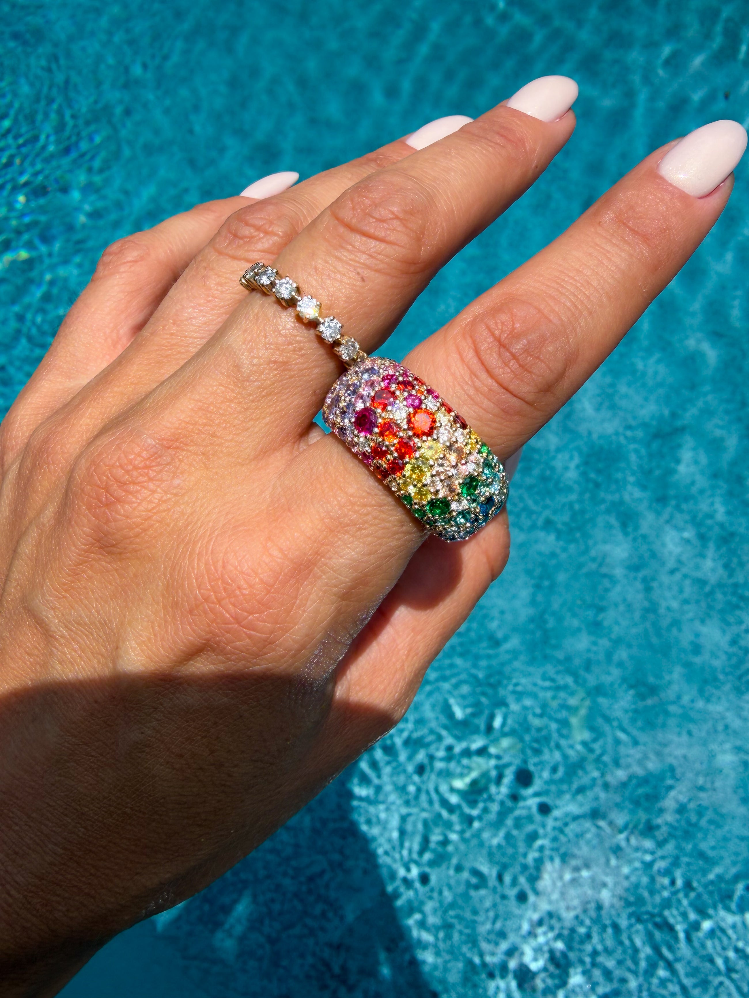 The Ombré Rainbow Ring Jacket
