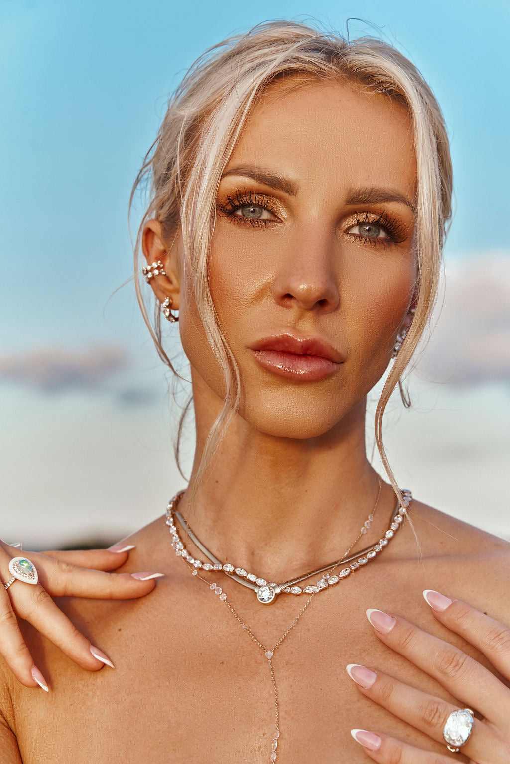 The Trilogy Multi-Shape Diamond Necklace