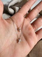 Nano Diamond Cross Necklace