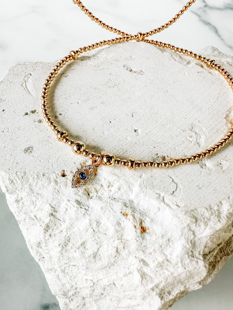 Diamond Mini Eye Necklace