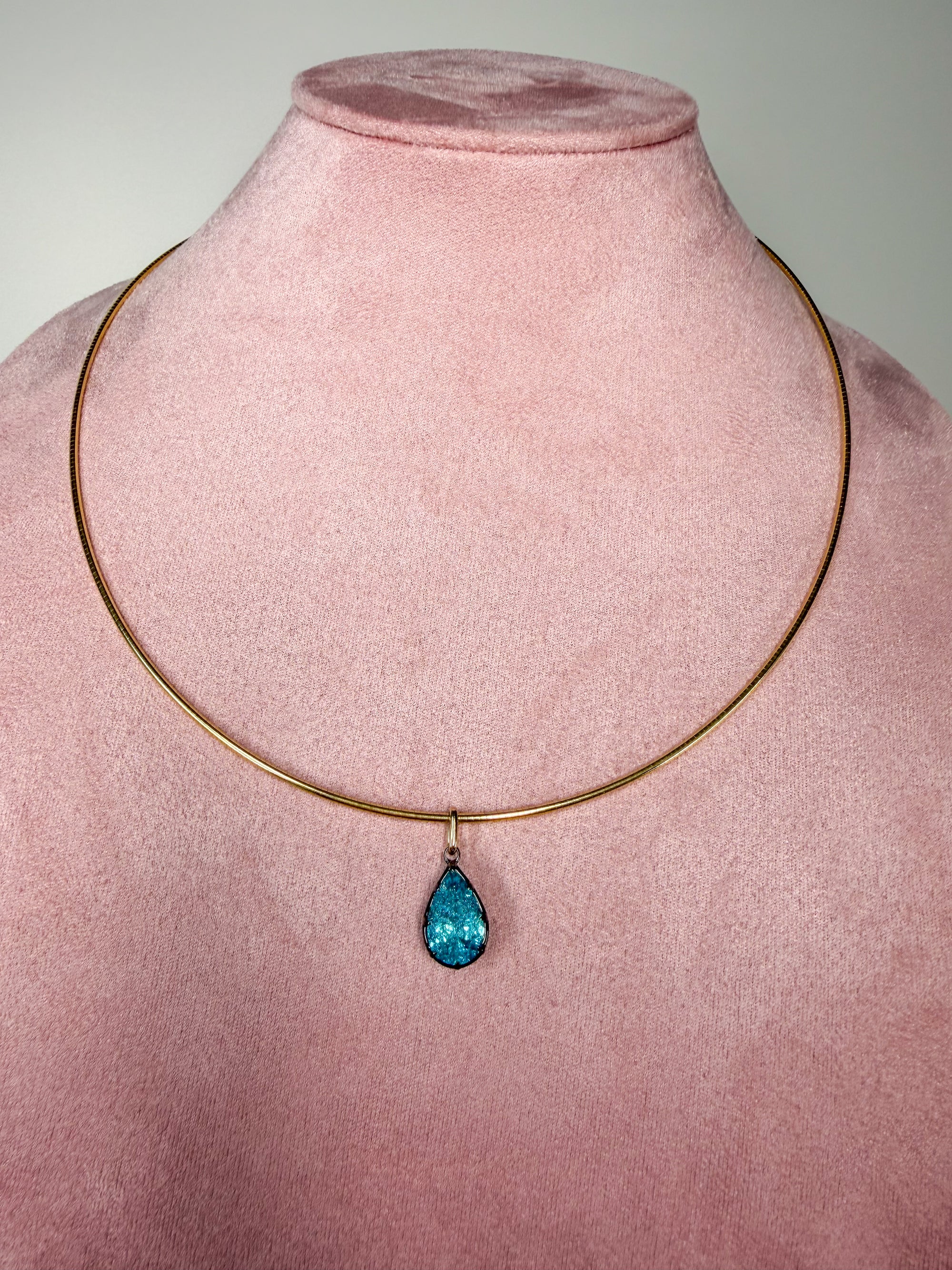 Azure Ice Heirloom Pendant