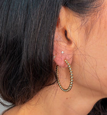 Orbit Bead Hoops
