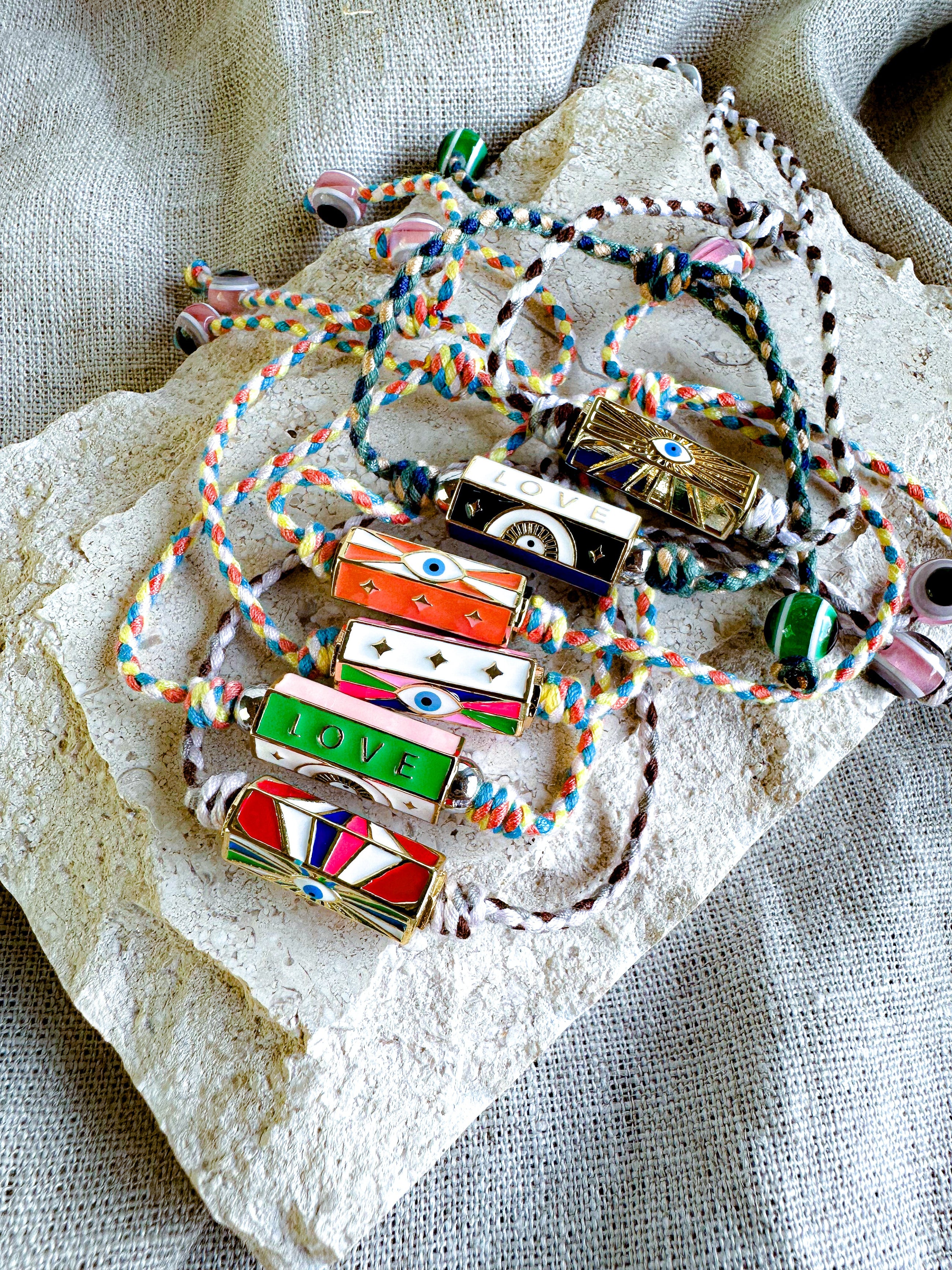 Enamel Barrel Bracelet