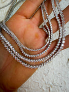 Martini Glow Tennis Necklace